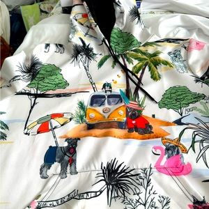 Hoodie with schnauzers, size large